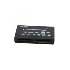 Esperanza EA119 card reader Black USB 2.0 (EA119)