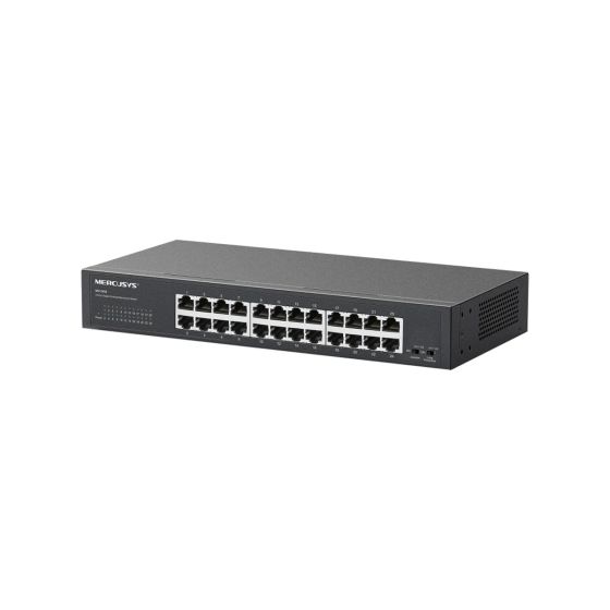 Mercusys MS124GS 24-Port Gigabit Desktop,Rackmount Switch