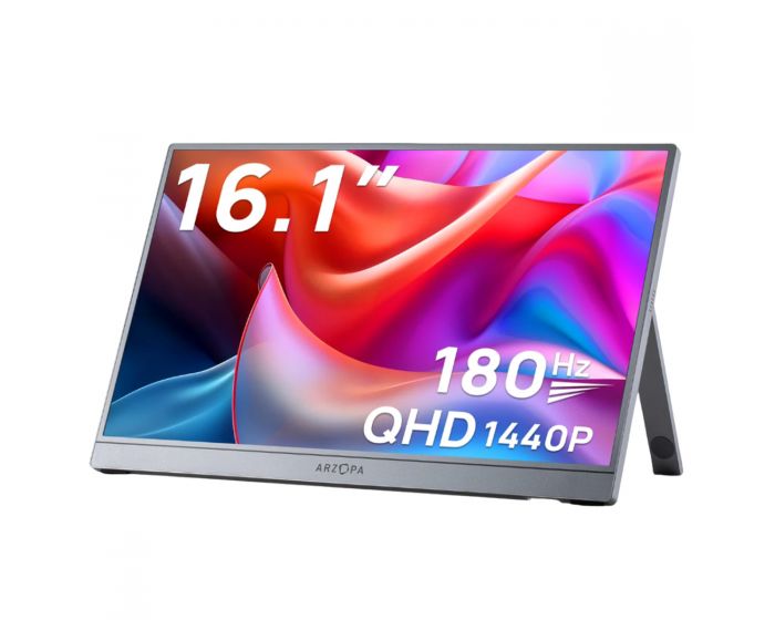 Arzopa Z3FC 16.1'' 180Hz QHD 2K Portable Gaming Monitor HDR 10 with Sleeve Bag