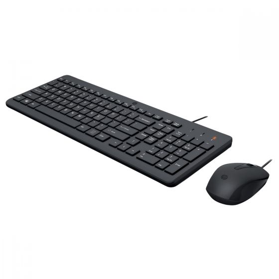 HP 150 Wired Mouse and Keyboard Combo Greek