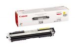 Toner Laser Canon Cartridge 729 Yellow - 1.0K Pgs