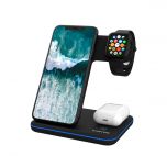 Canyon 3-in-1 Wireless charging station Black QI - CNS-WCS303B