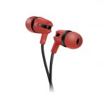 Canyon Earphones SEP-4 Mic Flat 1.2m Red - CNS-CEP4R