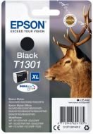 Ink Epson T13014010 Black with pigment ink new series Stag-Size XL (25,9ml)