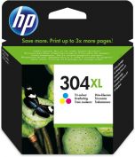 Ink HP No 304XL Tri-Color Ink Crtr 300 pgs