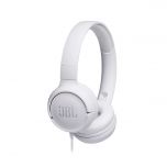 JBL Tune 500 Over Ear Ενσύρματα Ακουστικά with Pure Bass Sound White - JBLT500WHT