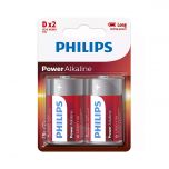 Philips LR20P2B.GRS Αλκαλικές μπαταρίες υψηλής απόδοσης 2 τμχ D