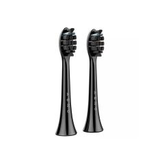 AENO Replacement toothbrush heads, Black, Dupont bristles, 2pcs in set (for ADB0004, ADB0006 and ADB0003, ADB0005)