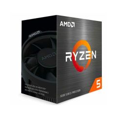 AMD Ryzen 5 5600X 3.7GHz Επεξεργαστής 6 Πυρήνων για Socket AM4 σε Κουτί με Ψύκτρα - 100-100000065BOX
