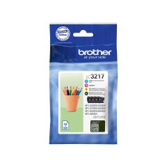 Ink Brother LC-3217VAL Value Pack  Black, Cyan, Magenta, Yellow - 2200Pgs