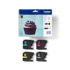 Ink Brother LC-123VALBP Value Pack  Black, Cyan, Magenta, Yellow  - 2,4k