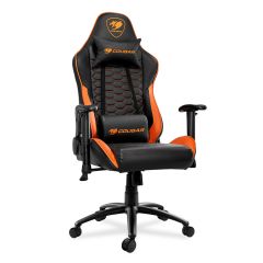 Cougar Outrider Gaming Chair Adjustable Design Black Orange - CGR-OUTRIDER