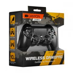 Canyon Wireless Gamepad With Touchpad For PS4 - CND-GPW5