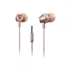 Canyon Jazzy earphones with microphone, alu GOLD, 3.5mm - CNS-CEP3RO