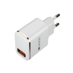 Canyon H-043 USB AC charger   Lightning USB connector, 2.4A, White Rose - CNE-CHA043WR
