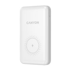 Canyon PB-1001 Wireless Charger Powerbank 10000mAh 18W PD,QC 3.0 White - CNS-CPB1001W