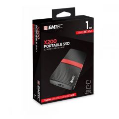 Emtec Εξωτερικός Σκληρός Δίσκος SSD 3.1Gen1 X200 1TB Portable