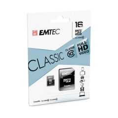 Emtec mSD 16GB Class10 Classic