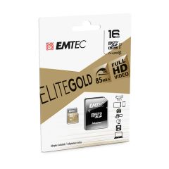 Emtec mSD 16GB UHS-I U1 EliteGold - ECMSDM16GHC10GP