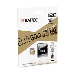 Emtec mSD 128GB UHS-I U1 EliteGold - ECMSDM128GXC10GP
