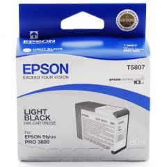 Ink Epson T5807 C13T580700 Light Black - 80ml