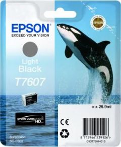 Ink Epson T7607 C13T76074010 Ultrachrome HD Light Black - 26ml