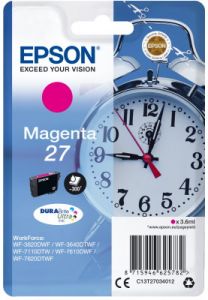 Ink Epson 27 C13T27034010 Magenta Crtr -300Pgs - 3.6ml