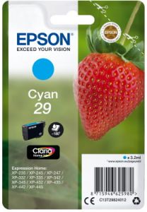 Ink Epson 29 C13T29824012 Claria Home  Cyan  - 3.2ml