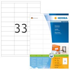 Labels Herma Copier CP 70 x 25,4mm - 3300Τ 100 Shts