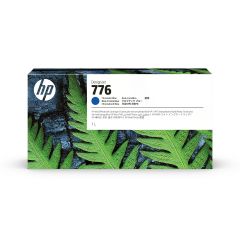 HP 776 1-liter Chromatic Blue Ink Cartridge