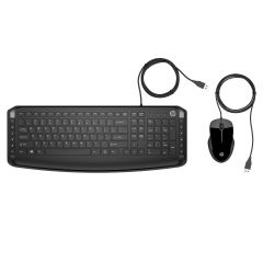 HP Pavilion Wired Keyboard and mouse 200 Greek - 9DF28AA