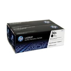 Toner Laser 36A HP LJ P1505 Black Dual Pack