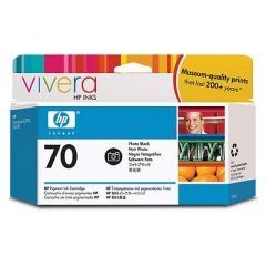 Ink HP No 70 Photo Black Crtr with Vivera Ink - 130ml