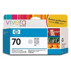 Ink HP No 70 Light Grey Crtr with Vivera Ink - 130ml