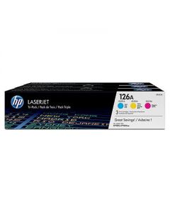Toner Laser HP LJ Color CP1025 126A Cyan,Magenta,Yellow Tri Pack