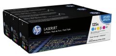 Toner Laser HP LJ Pro Color CP1215 125A CYM Tri-Pack