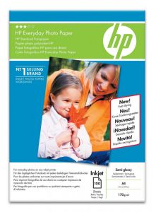 Everyday Photo Paper HP Semi Gloss A4 100Shts 200g