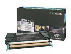 Toner Laser Lexmark C734A1K Black Standard 8K Pgs
