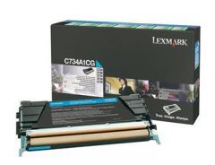 Toner Laser Lexmark C734A1C Cyan Standard 6K Pgs