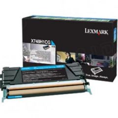 Toner Laser Lexmark X748H1CG High Yield Cyan -10k Pgs