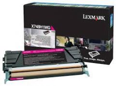 Toner Laser Lexmark X748H1MG High Yield Magenta -10k Pgs