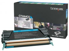 Toner Laser Lexmark C734A6C Cyan Standard 6K Pgs