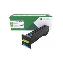 Toner Laser Lexmark 72K20C0 Standard Cyan -8k Pgs