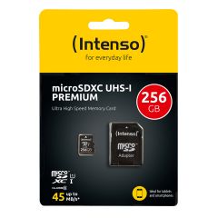 Intenso 256GB Micro SD - UHS-I - PREMIUM