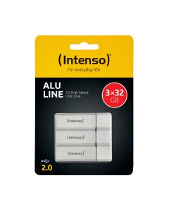 USB Stick Intenso 3 x 32 GB Alu Line Triple Pack Silver - 3521483