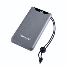 Intenso F10000 Power Bank 10000mAh 20W με Θύρα USB-A και Θύρα USB-C Quick Charge 3.0 Grey - 7332034