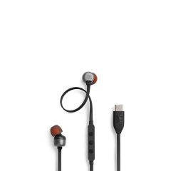 JBL Tune 310C, In-Ear Headphones, USB-C, Hi-Res, (Black) JBLT310CBLK