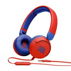 JBL JR310, On-Ear Headphones for Kids, Universal (Red) JBLJR310RED