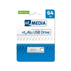 MyMedia My Alu USB Drive 64GB USB 3.2 Gen 1 (by Verbatim) - 69277