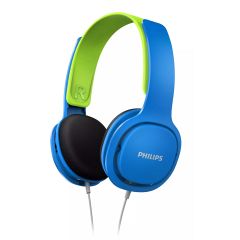Philips SHK2000 Ενσύρματα On Ear Παιδικά Ακουστικά Μπλε Πράσινα
